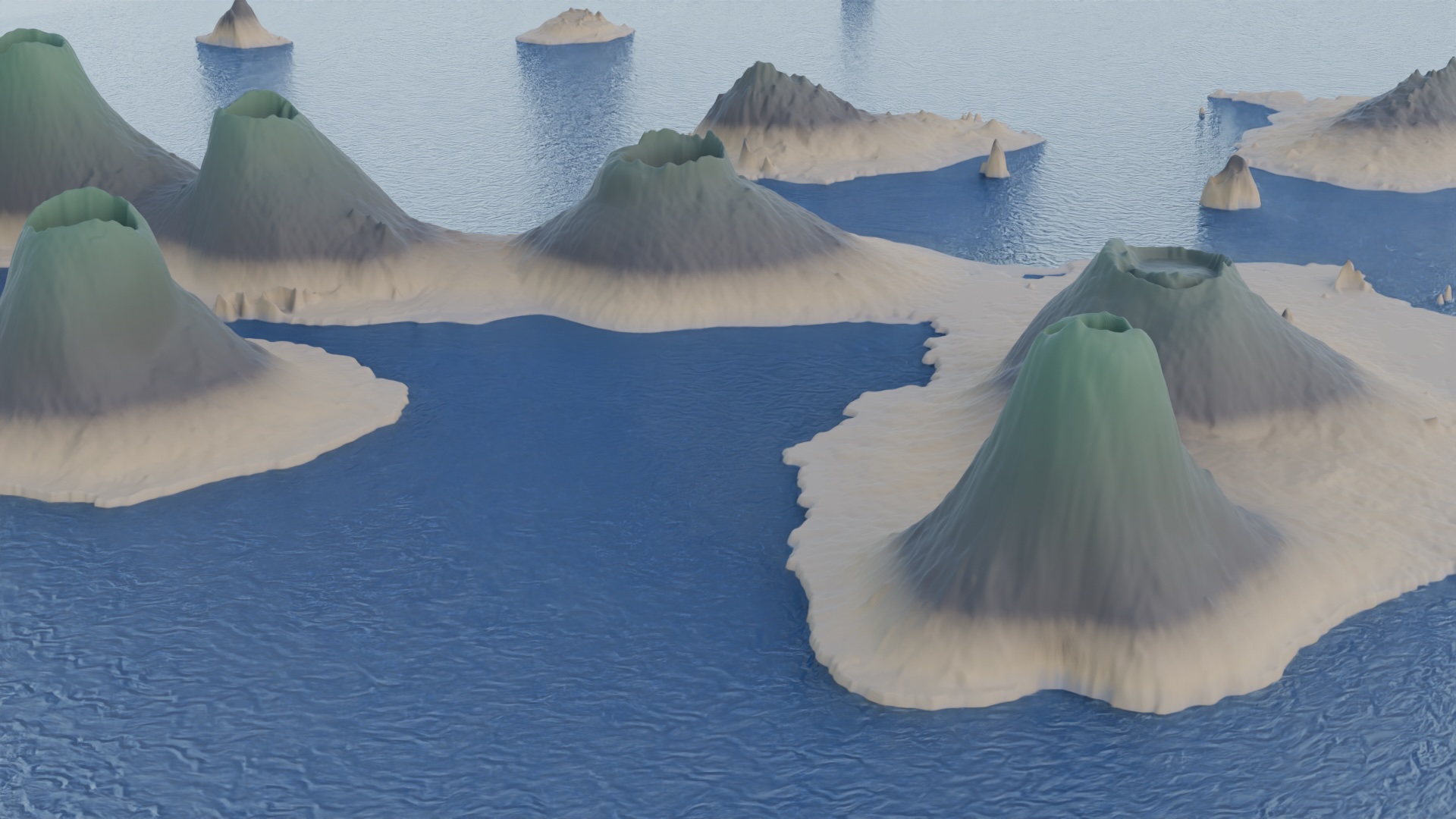 Student example by Audrey: Galapagos terrain visualization.