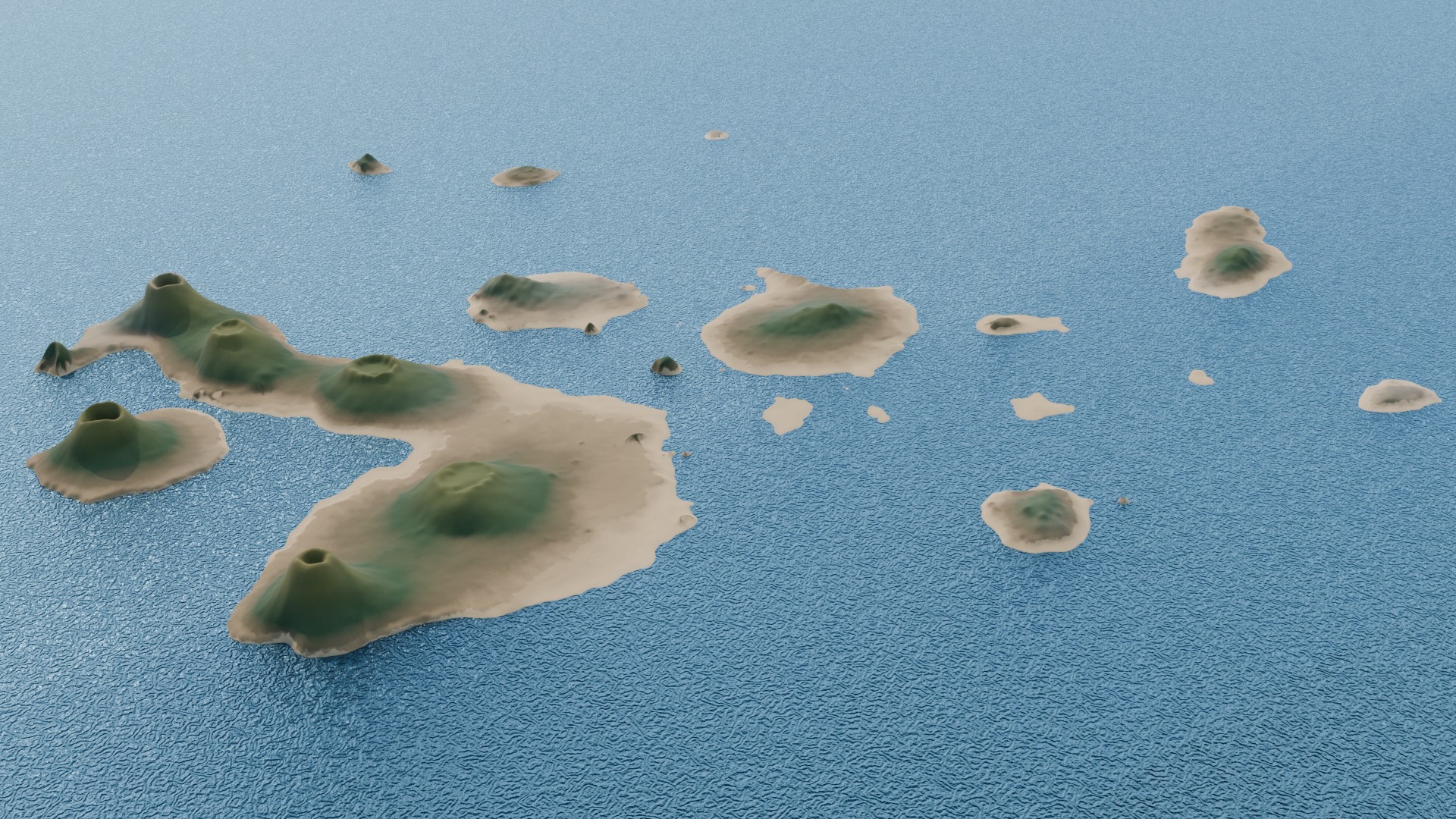 Student example by Yash: Galapagos terrain visualization.